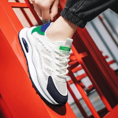 Giày Thể Thao Nam Sneaker T5221 - Đế Thoáng Khí, Chống Trượt, Thời Trang, 2 Màu Dễ Phối Đồ, Phù Hợp Đi Chơi, Chạy Bộ, Gym