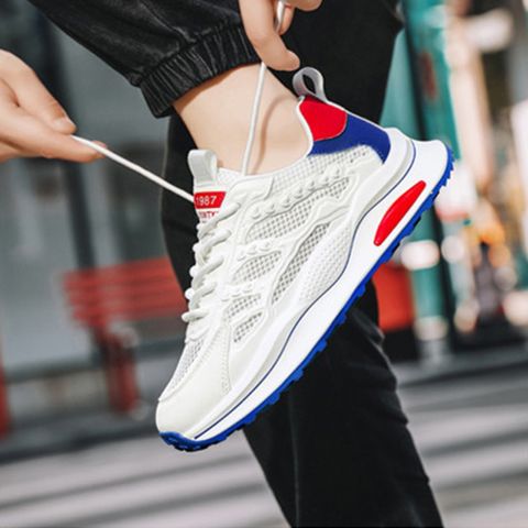 Giày Thể Thao Nam Sneaker T5221 - Đế Thoáng Khí, Chống Trượt, Thời Trang, 2 Màu Dễ Phối Đồ, Phù Hợp Đi Chơi, Chạy Bộ, Gym