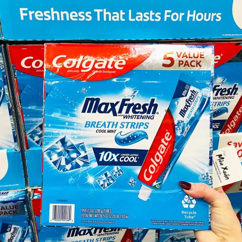 Sét 5 Kem đánh răng Colgate maxfresh 206g x5