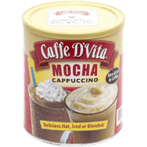 Bột Pha Cà Phê D'Vita Mocha Cappuccino 1.36 - Hương Vị Ngon, Dễ Pha Chế, Thưởng Thức Tại Nhà, Hương Vị Mỹ