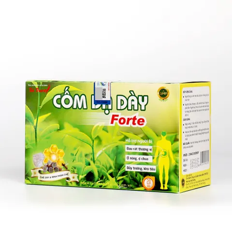Cốm Dạ Dày Tất Thành Forte Hỗ Trợ Tiêu Hóa, Giảm Đau Thượng Vị, Ợ Hơi, Đầy Hơi, Khó Tiêu - Hộp 20 Gói.