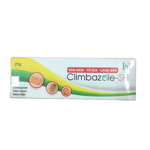 Kem Ngừa Nấm Climbazole SH - Giảm Ngứa Mẩn Đỏ Tổ Đỉa Lang Ben Da Chân Tay - 25g, Dưỡng Ẩm và Bảo Vệ Da
