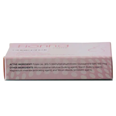 Fionna 5 MTHF - Bổ Sung Folate cho Phụ Nữ Mang Thai, Hỗ Trợ Tạo Máu & Tăng Sức Đề Kháng - Hộp 30 Viên