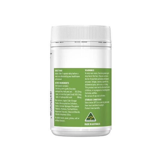 Viên Uống Giấm Táo Healthy Care Apple Cider Vinegar + Garcinia 90 Viên - Hỗ Trợ Giảm Cân, Kiểm Soát Cảm Giác Thèm Ăn, Xuất Xứ Úc