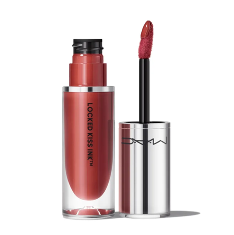 Son Kem MAC Locked Kiss Ink 24HR Lipcolour 91 Emphatic Màu Cam Gạch