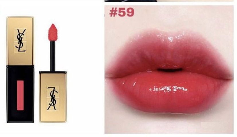 Son YSL 59 Rouge Couture - Son Môi Dưỡng Ẩm Màu Đỏ Quyến Rũ, Thương Hiệu Sang Trọng, Thiết Kế Đẹp Mắt, Bám Màu Lâu Dài