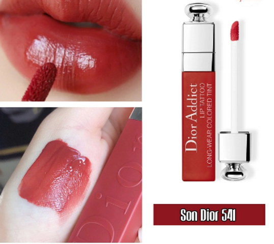 Son Kem Dior 541 Addict Lip Tattoo Natural Sienna Màu Đỏ Đất ( ko vỏ hộp )