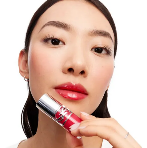 Son Bóng Yves Saint Laurent YSL LoveShine Plumping Oil Gloss 07 Strawberry Star Màu Đỏ Hồng 326178