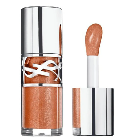 [ không hộp ] Son Bóng Yves Saint Laurent YSL Loveshine Plumping Lip Oil Gloss 05 California Sunshine Màu Cam Đào