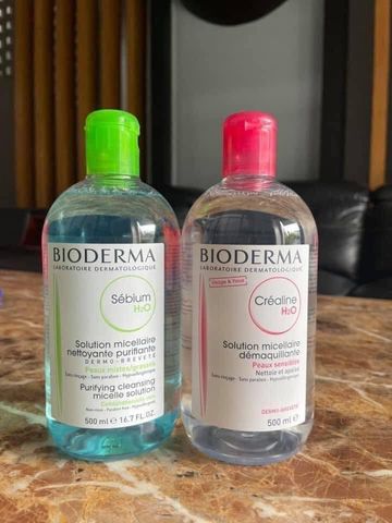 Nước tẩy trang bioderma sebium H20 500ml hàng Pháp