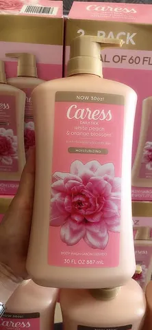 Sữa tắm Caress Body Wash cho phụ nữ - Hương đào trắng và hoa cam 887ml - Dưỡng ẩm, làm sạch da, thư giãn hàng ngày