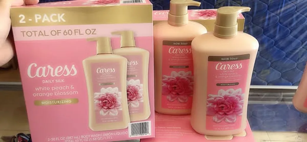 Sữa tắm Caress Body Wash cho phụ nữ - Hương đào trắng và hoa cam 887ml - Dưỡng ẩm, làm sạch da, thư giãn hàng ngày