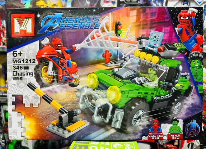 Mega Bloks Đồ Chơi Lắp Ráp Siêu Nhân Người Nhện Spider-Man MG1212 - 346 Chi Tiết Cho Trẻ Từ 6 Tuổi Trở Lên