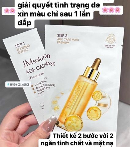 Mặt Nạ Jm Solutionsge Care Mask Premium - Bộ 5 Miếng Dưỡng Ẩm, Chống Oxy Hóa, Phục Hồi Da, Giúp Da Mịn Màng, Tươi Trẻ