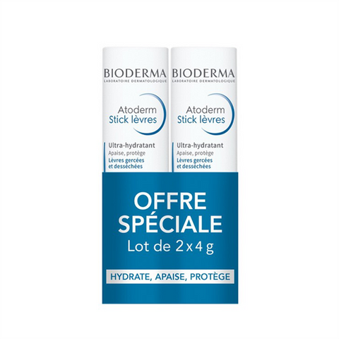 Set Son Bioderma Atoderm Ultra-Hydrating Lip Stick - set 2 cây 326400