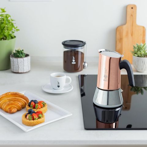 Máy Pha Cà Phê Espresso Bialetti Venus 4 Cốc Màu Đồng - Thiết Kế Độc Đáo và Bền Bỉ, Pha Cà Phê Ý Chính Hiệu Quả
