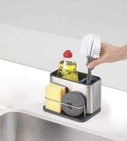 Khay Để Dụng Cụ Rửa Bát Joseph Joseph - Hộp Đựng Chất Liệu Thép Không Gỉ Tidy Thông Minh Cho Bếp