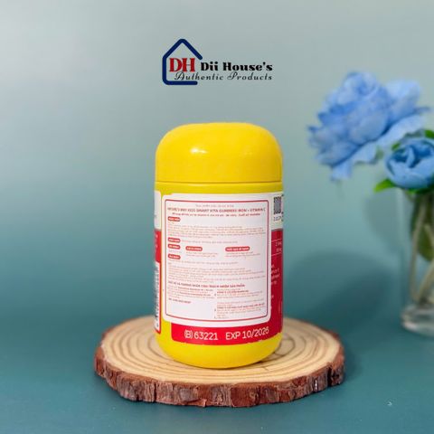 Kẹo Dẻo Bổ Sung Kẽm và Vitamin C Nature's Way Kids Smart Vita Gummies Sắt + Vitamin C 60 viên - Hỗ Trợ Sức Đề Kháng Cho Trẻ 2-12 Tuổi