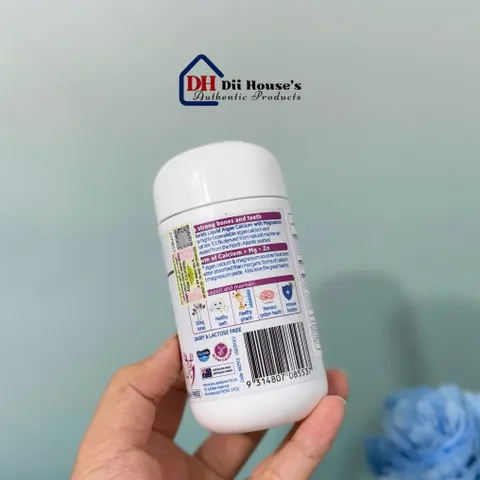 Viên bổ sung canxi Nature's Way Bursts - Canxi từ tảo lỏng với Magie & Kẽm cho trẻ 30 viên, hỗ trợ xương chắc khỏe và phát triển.