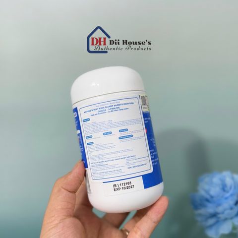 Viên Nhai Bổ Sung Omega-3 Nature's Way Kids Smart Bursts - Hỗ Trợ Não Bộ & Mắt Cho Trẻ Em, 60 Viên