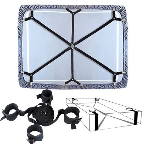 Dây Cố Định Ga Giường 4 Góc Chắc Chắn - Giải Pháp Giấc Ngủ Thoải Mái và Gọn Gàng, Chất Liệu Bền Bỉ, Dễ Dàng Lắp Đặt