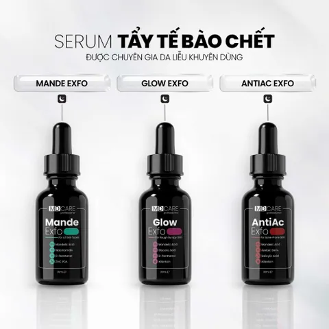 MD CARE MANDE EXFO 10ml - Tẩy Tế Bào Chết Mandelic Acid Dành Cho Da Nhạy Cảm, Căng Bóng, Làm Sáng, Mờ Nếp Nhăn, Chống Oxy Hóa