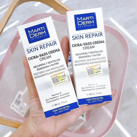 Kem Dưỡng Tái Tạo Da Nhạy Cảm Martiderm Skin Repair Cicra-Vass Cream 2ml - Chăm sóc làn da tổn thương, làm dịu và phục hồi nhanh chóng