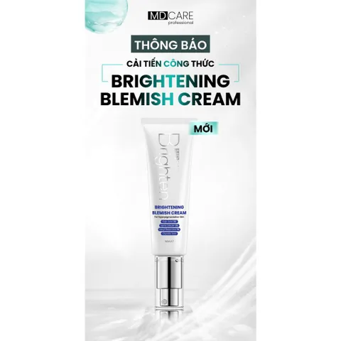 Kem Dưỡng Sạch Da MD CARE - Mờ Thâm Mụn, Nám và Tàn Nhang, Tăng Cường Độ Sáng và Collagen, Dành Cho Da Nhạy Cảm 50ml