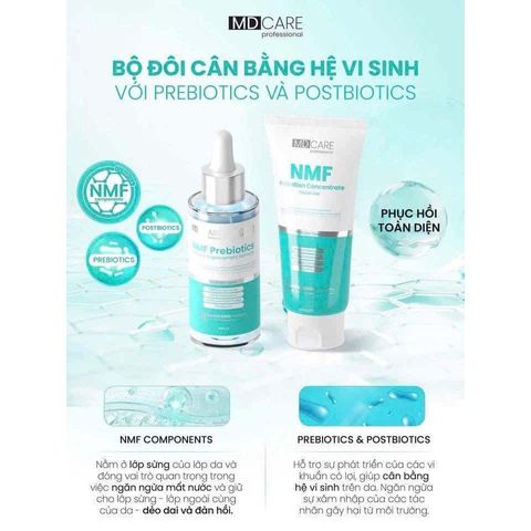 MD CARE Gel Dưỡng Ẩm NMF 50ml - Gel Kiểm Soát Dầu, Tái Tạo, Phục Hồi Da, Cân Bằng Hệ Vi Sinh, Phù Hợp Mọi Loại Da