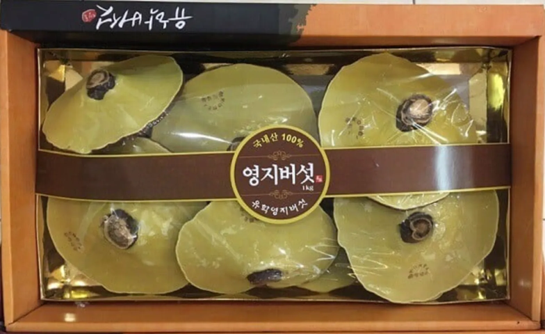 Nấm Linh Chi Cô Gái Hàn Quốc 1kg - Hỗ Trợ Sức Khỏe, Tăng Cường Miễn Dịch, Dưỡng Da Trắng Hồng Tự Nhiên