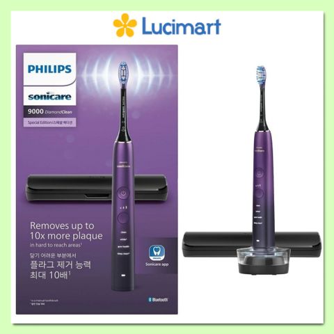 [Bảo Hành 2 Năm] Bàn chải đánh răng điện Philips Sonicare 9000 DiamondClean HX9911/74