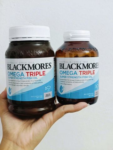 Blackmores Omega triple concentration fish oil 150 capsules 324353