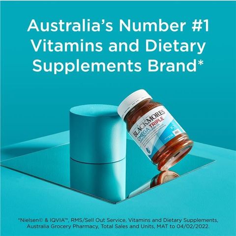 Blackmores Omega triple concentration fish oil 150 capsules 324353