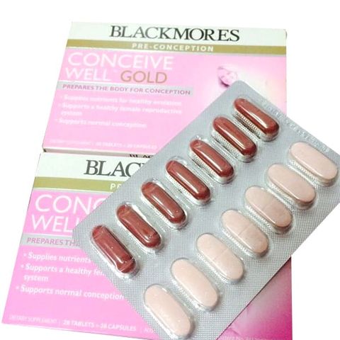 Viên Uống Thụ Thai Blackmores Conceive Well Gold 56 Viên