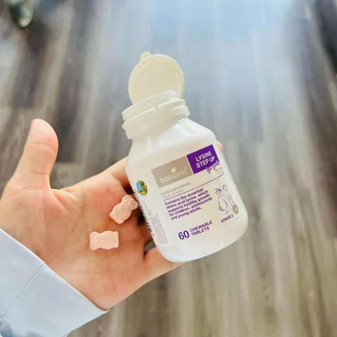 ViênTăng Chiều Cao Bioisland Lysine Step Up For Youth Của Úc 60 Viên