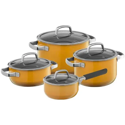 Bộ Nồi WMF Fusiontec 4 Màu Vàng - Bộ Nồi Inox Cao Cấp Made in Germany - Thích Hợp Cho Tất Cả Các Loại Bếp
