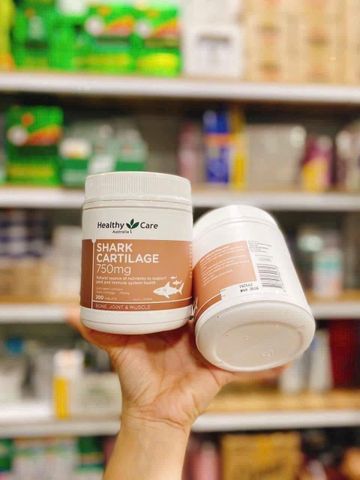 Sụn Healthy Care 750Mg - Hỗ Trợ Sức Khỏe Xương Khớp và Tăng Cường Miễn Dịch - 200 Viên