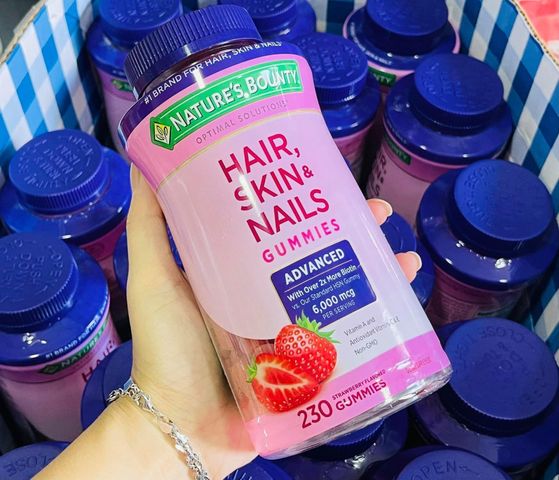 Kẹo hair skin nail Nature'S Bounty 180 viên 324392