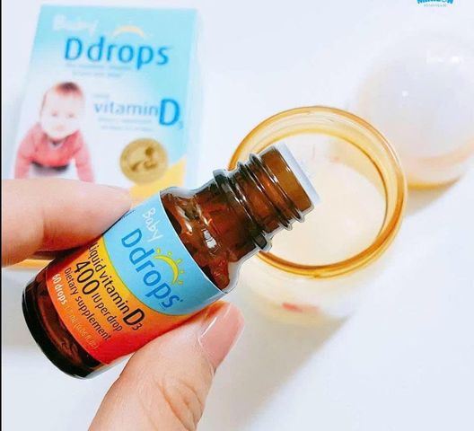 Vitamin D3 cho bé - Baby Ddrops 2.5ml, Bổ sung Vitamin D chất lượng cho trẻ, Tăng cường phát triển xương và miễn dịch