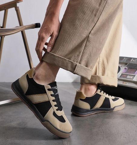 Giày Sneaker Nam W3 Thời Trang Đế Cao Su - Kiểu Dáng Đơn Giản, Thoáng Khí, Phù Hợp Đi Chơi, Chạy Bộ, Gym, Dễ Phối Đồ