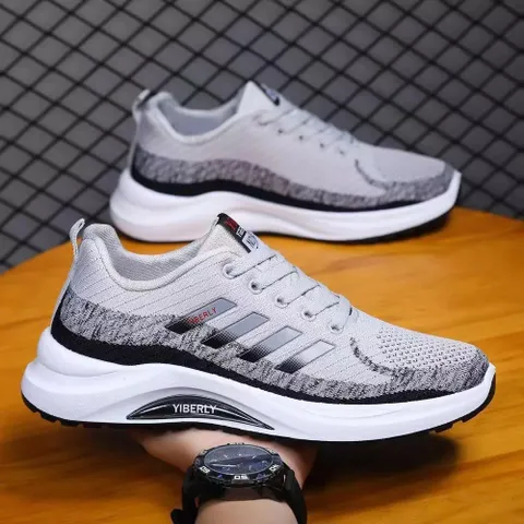 Giày Thể Thao Nam 601 - Sneaker Chạy Bộ Thể Dục Màu Đen/Xám/Xanh, Thoáng Khí, Nhẹ, Dành Cho Mùa Hè, Mùa Xuân