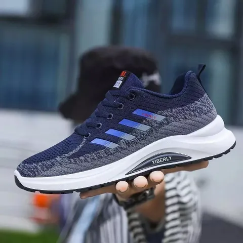 Giày Thể Thao Nam Mã 601 - Sneaker Chạy Bộ Thể Dục 3 Màu Đen/Xám/Xanh - Giày Thể Thao Thoáng Khí, Nhẹ, Thời Trang