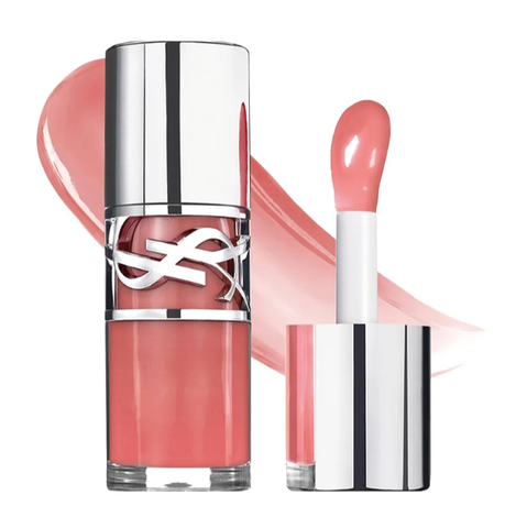 [ không hộp ] Son Bóng Yves Saint Laurent YSL LoveShine Plumping Oil Gloss 03 Mellow Mallow Màu Hồng Cam Đất