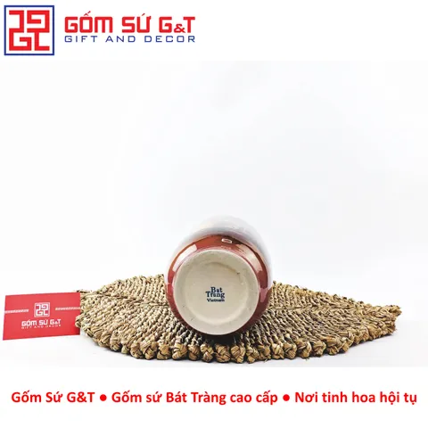 Lọ Hoa Gốm Sứ Hình Phích Loe Vẽ 3D Sắc Chuối - Trang Trí Nhà Cửa Hiện Đại và Sang Trọng từ Gốm Sứ G&T