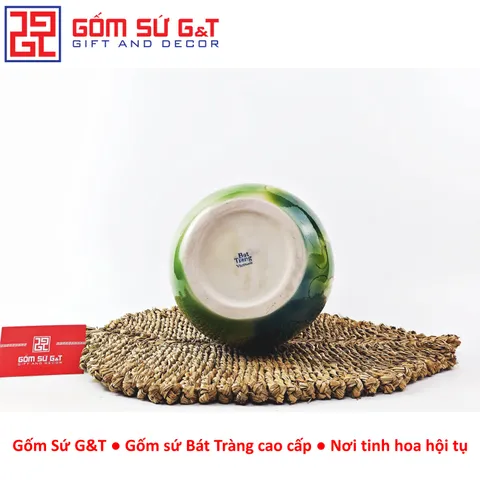 Lọ Hoa Gốm Sứ 3D Sen Phú Quý - Trang Trí Nhà Cửa Sang Trọng và Nghệ Thuật Độc Đáo G&T