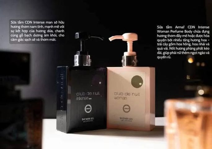 Sữa Tắm Armaf Club De Nuit 360ml - Chăm Sóc Da Đa Năng, Hương Quyến Rũ Dành Cho Nam Nữ, Thiết Kế Sang Trọng