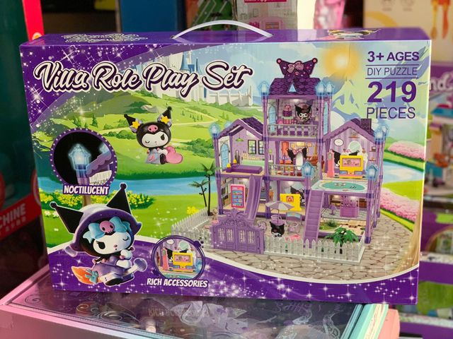 (BTX651) Đồ chơi lắp ghép ngôi nhà búp bê KUROMI giao mẫu ngẫu nhiên