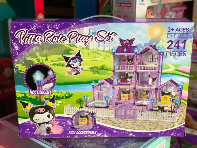 (BTX651) Đồ chơi lắp ghép ngôi nhà búp bê KUROMI giao mẫu ngẫu nhiên