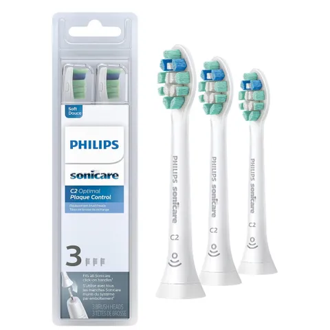 Đầu bàn chải điện Philips Sonicare C2 Plaque Control hộp 3 cái [Hàng Mỹ]