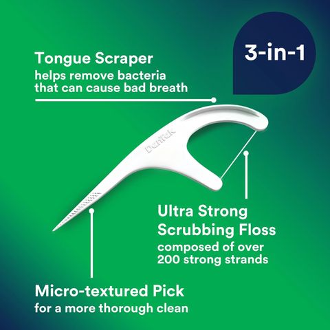 Tăm chỉ nha khoa DenTek Advanced Clean Triple Clean gói 150 cây